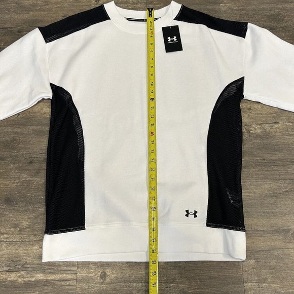 NWT Under Armour Women Volleyball Oversized‎ Pullover Size Medium $60 Mesh - Picture 7 of 8
